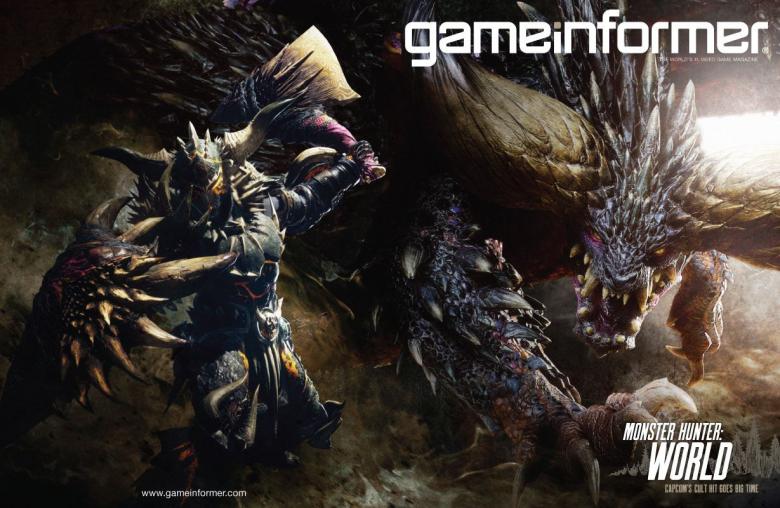 Capcom - Monster Hunter World на Декабрьской обложке Game Informer - screenshot 1