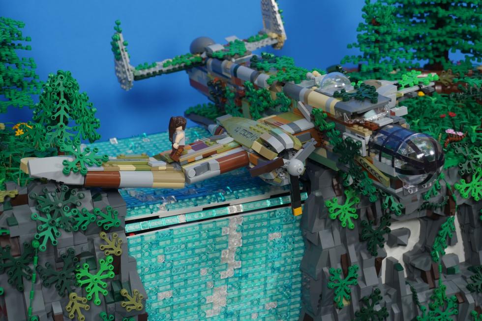 Lego - Фанат создал диораму Tomb Raider с помощью Lego - screenshot 1