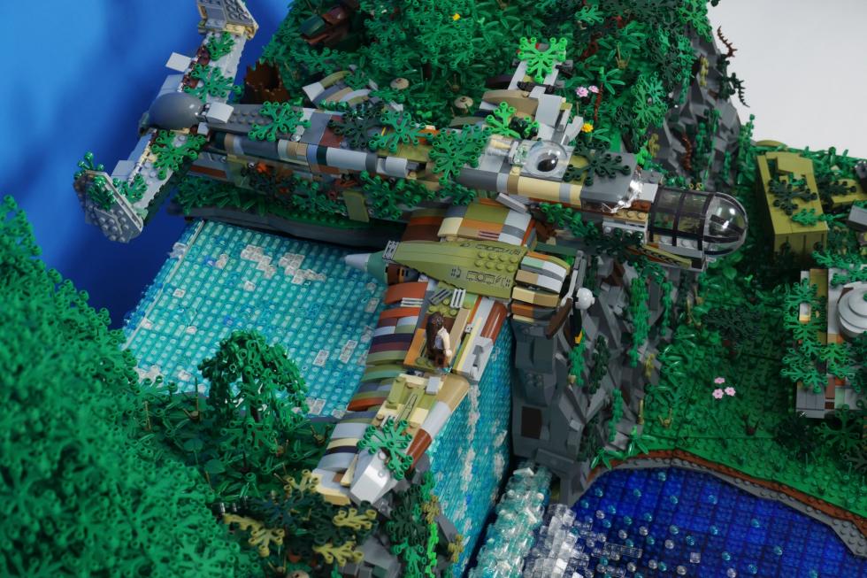 Lego - Фанат создал диораму Tomb Raider с помощью Lego - screenshot 5