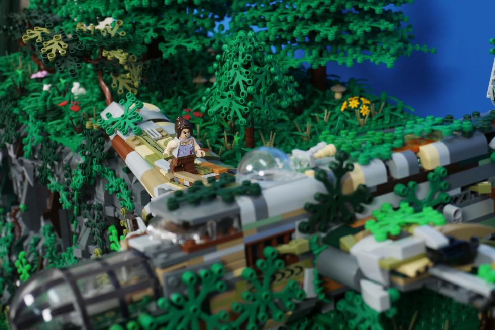 Lego - Фанат создал диораму Tomb Raider с помощью Lego - screenshot 4