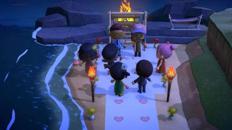 Фанаты устроили свадебную церемонию в Animal Crossing: New Horizons, р