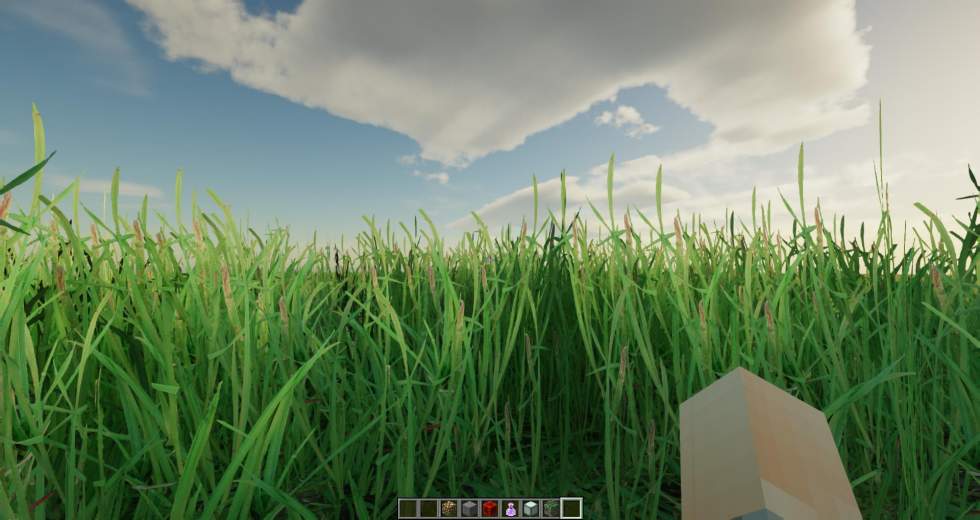 Моддер создал для MInecraft ресурспак с реалистичной травой