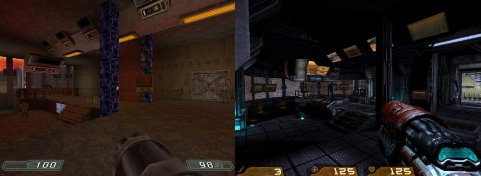 Моддер воссоздал в Quake II уровни из Quake IV