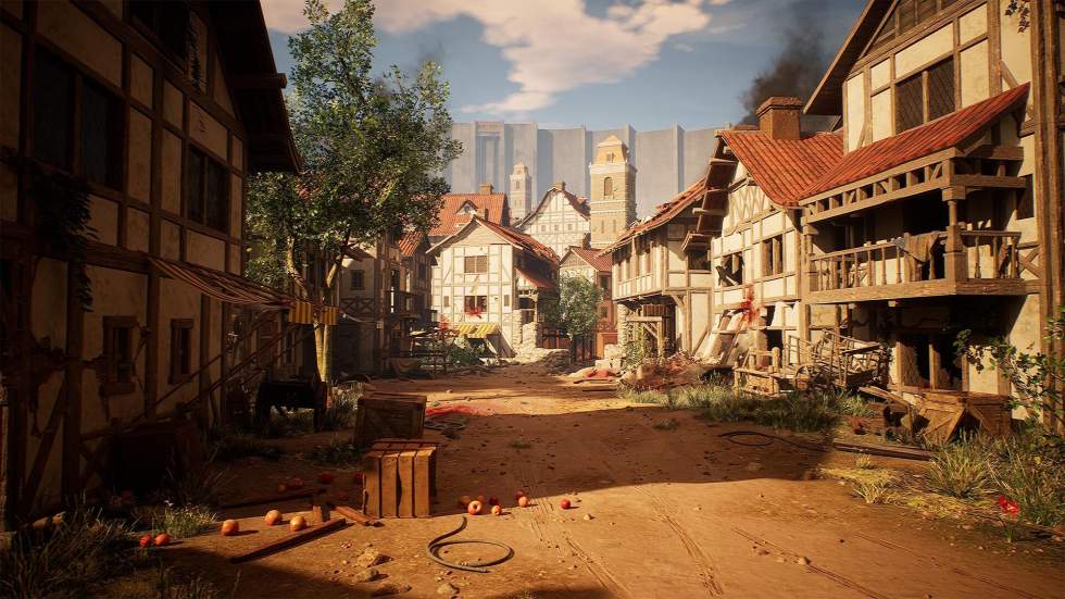 Город Шиганшин из «Атаки титанов» воссоздали на Unreal Engine 5