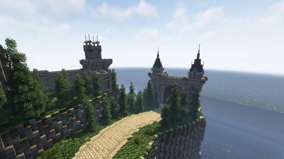 Замок Хайрул из Breath of the Wild построили в Minecraft вместе со все