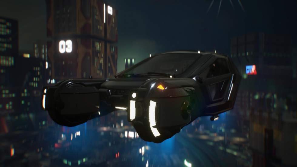В Cyberpunk 2077 добавили летающий автомобиль из «Бегущего по лезвию 2