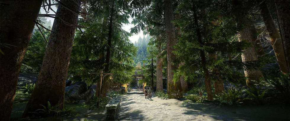 В TES V: Skyrim добавили дремучие леса