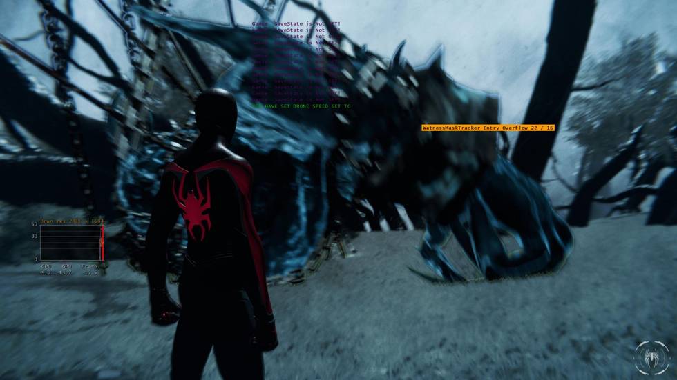 Скриншоты раннего билда PC-версии Marvel's Spider-Man 2 из утечки