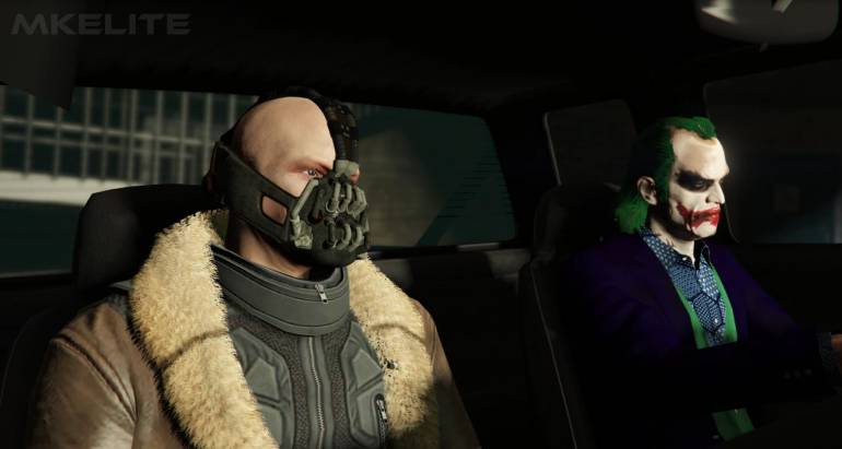 Grand Theft Auto V - Геймер воссоздает Темного Рыцаря в Grand Theft Auto V - screenshot 1
