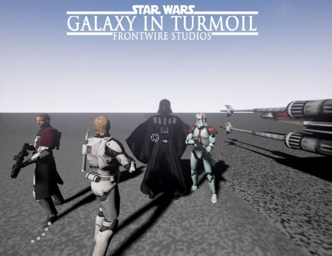 Fanmade - Первые скриншоты Star Wars: Galaxy in Turmoil, неофициального ремейка Star Wars: Battlefront III - screenshot 1