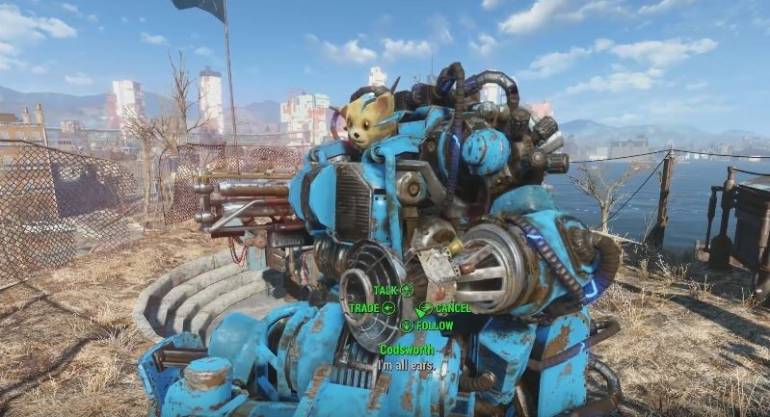 Fallout 4 - Самые немыслимые модификации Кодсворта в Fallout 4 - screenshot 13