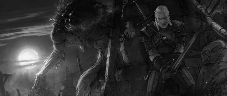 Игры - Новые шикарные концепрт-арты The Witcher 3: Wild Hunt выполненные карандашом - screenshot 14