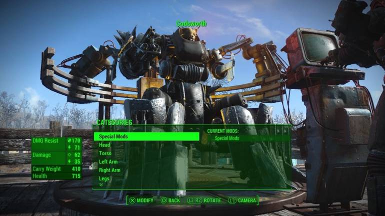 Fallout 4 - Самые немыслимые модификации Кодсворта в Fallout 4 - screenshot 4