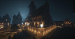 Minecraft - Шикарный вечерний городок созданный в Minecraft - screenshot 22