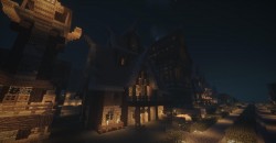 Minecraft - Шикарный вечерний городок созданный в Minecraft - screenshot 14