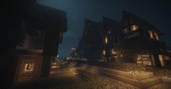 Minecraft - Шикарный вечерний городок созданный в Minecraft - screenshot 24