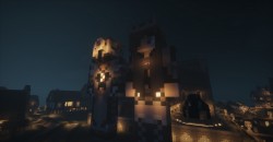 Minecraft - Шикарный вечерний городок созданный в Minecraft - screenshot 29