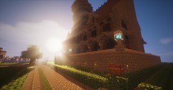 Minecraft - Шикарный вечерний городок созданный в Minecraft - screenshot 20