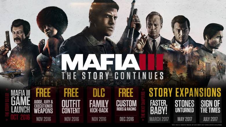 Mafia 3 - Описание и ориентировочные даты выхода трех сюжетных DLC для Mafia III - screenshot 1