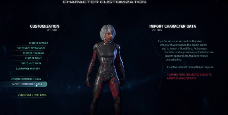 Mass Effect: Andromeda - Вы сможете скачивать готовые облики для Райдера в Mass Effect: Andromeda - screenshot 1