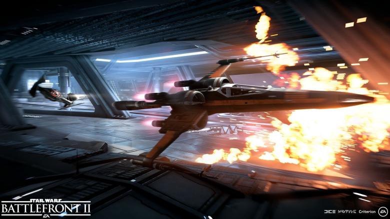 Star Wars: Battlefront 2 - Новые скриншоты Star Wars: Battlefront II со зрелищными космическими баталиями - screenshot 6