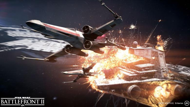Star Wars: Battlefront 2 - Новые скриншоты Star Wars: Battlefront II со зрелищными космическими баталиями - screenshot 5