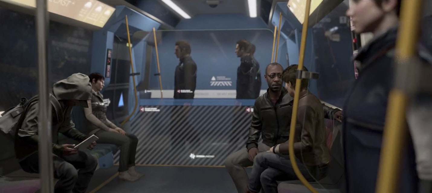 Изображение к Конфликт андроида и человека в новом трейлере Detroit: Become Human