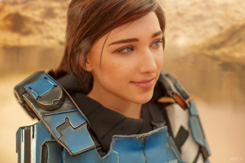 Cosplay - Шикарный косплей Сары и Коры из Mass Effect: Andromeda - screenshot 3