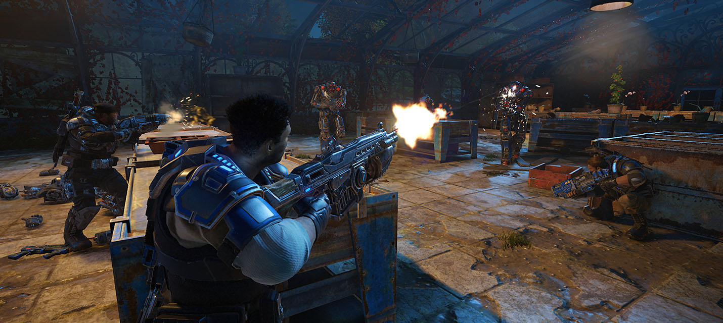 Изображение к Сравнение Gears of War 4 на Xbox One и Xbox One X