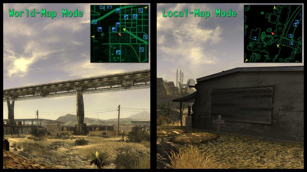Obsidian Entertainment - Спустя 8 лет в Fallout: New Vegas появилась функциональная мини-карта - screenshot 1