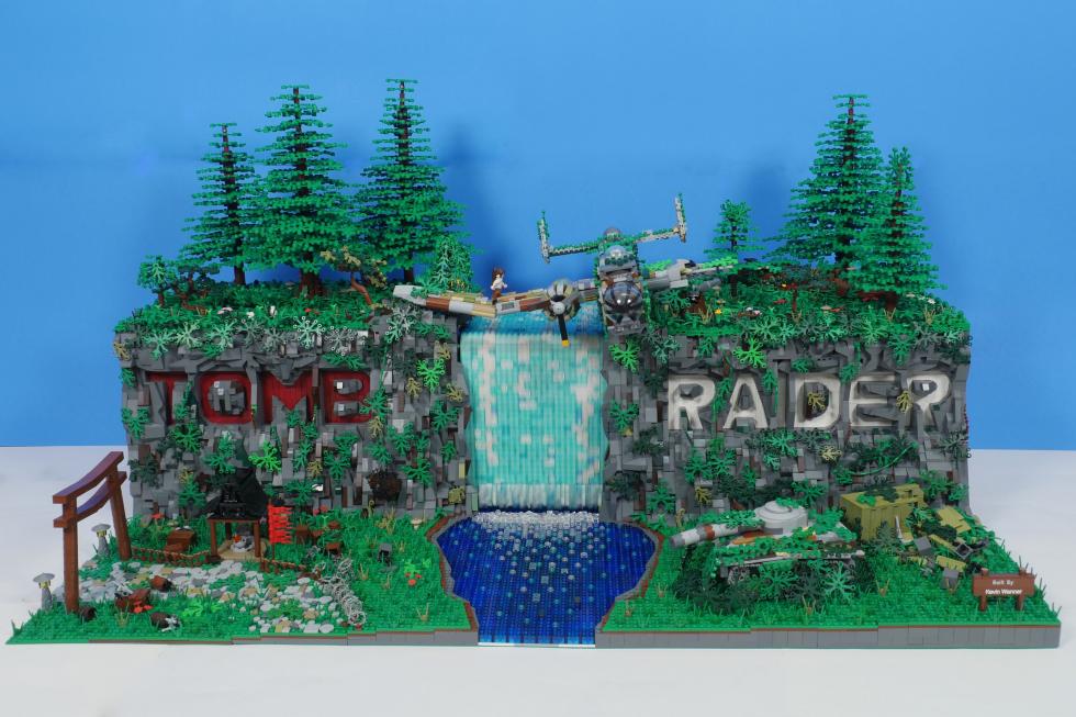 Lego - Фанат создал диораму Tomb Raider с помощью Lego - screenshot 7