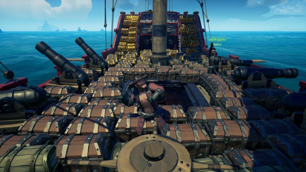 Sea of Thieves - Игроки собрали на одном корабле в Sea of Thieves более 150 сундуков с добычей - screenshot 3