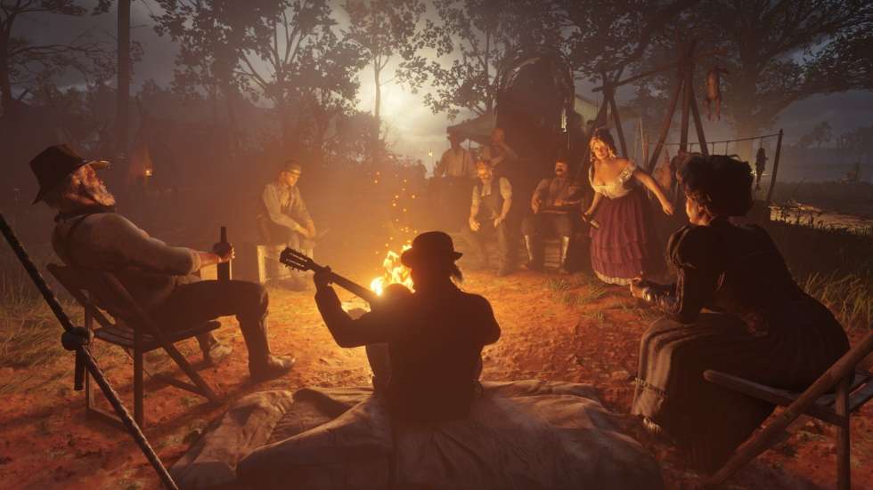 Red Dead Redemption 2 - Бородатый Артур Морган и Джон Марстон на новых скриншотах Red Dead Redemption 2 - screenshot 4