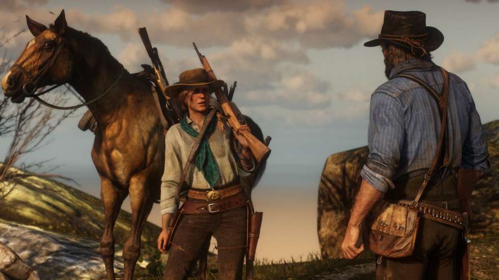 Red Dead Redemption 2 - Бородатый Артур Морган и Джон Марстон на новых скриншотах Red Dead Redemption 2 - screenshot 2