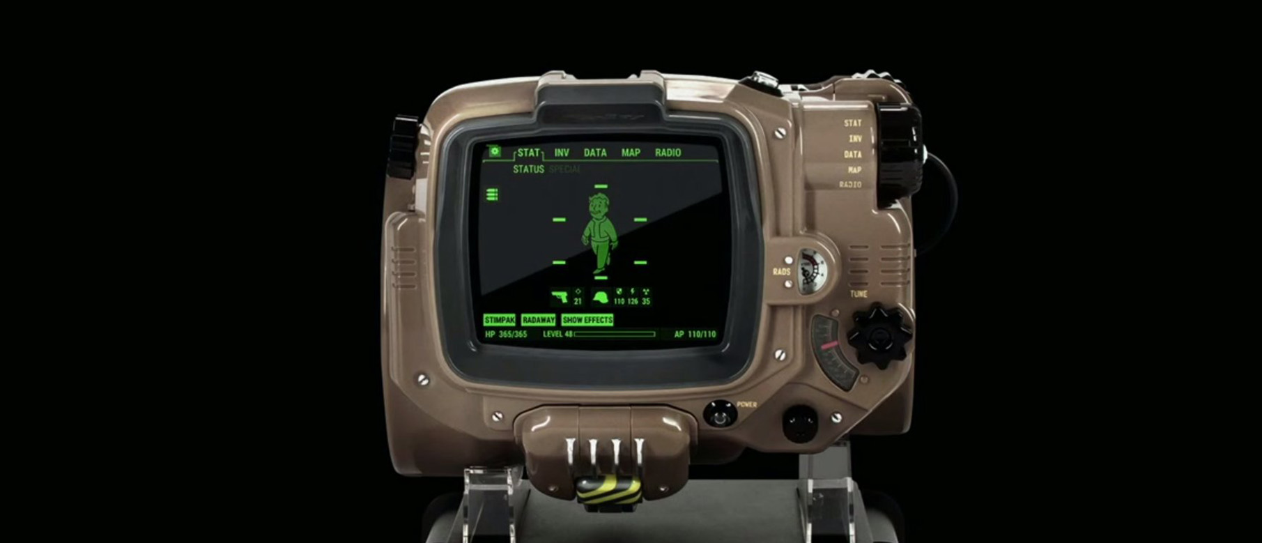 Реальный Pip-Boy реагирует на изменения в Fallout 4 — Rampaga