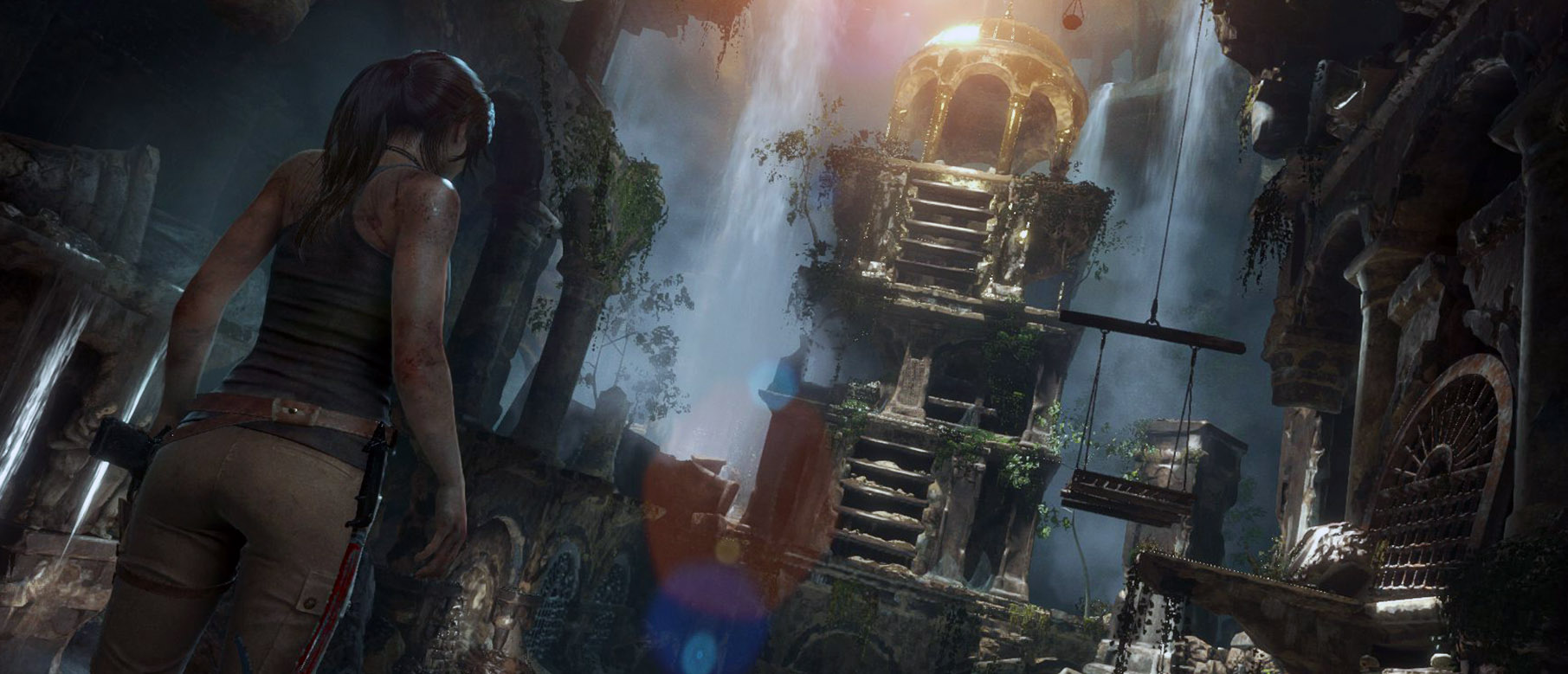 Изображение к Пара скриншотов сравнения Xbox One и Xbox 360 версий Rise of the Tomb Raider