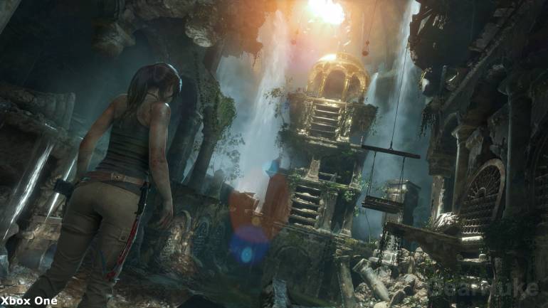 Square Enix - Пара скриншотов сравнения Xbox One и Xbox 360 версий Rise of the Tomb Raider - screenshot 1