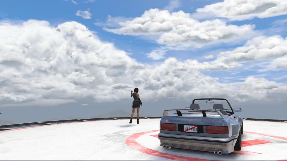 Grand Theft Auto V - Вы можете добавить в Grand Theft Auto V реалистичные облака - screenshot 2