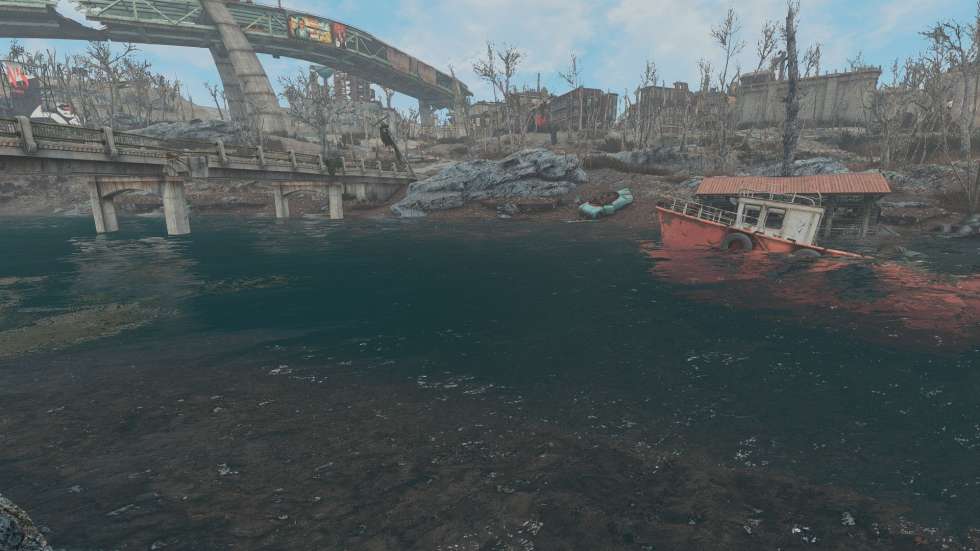 Fallout 4 - Этот мод делает воду в Fallout 4 наиболее реалистичной - screenshot 1