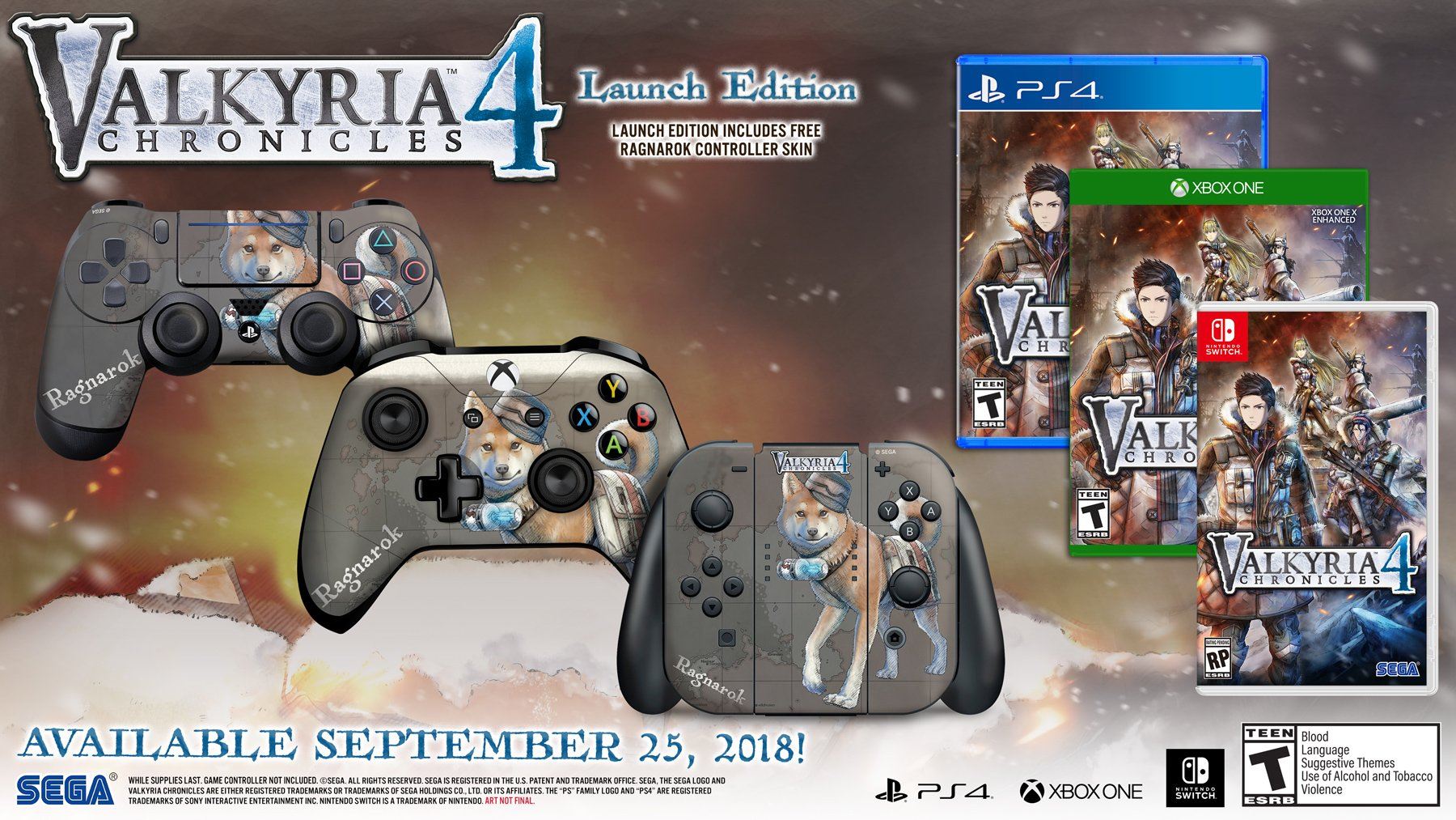 Релиз Valkyria Chronicles 4 состоится 29 Сентября — Rampaga