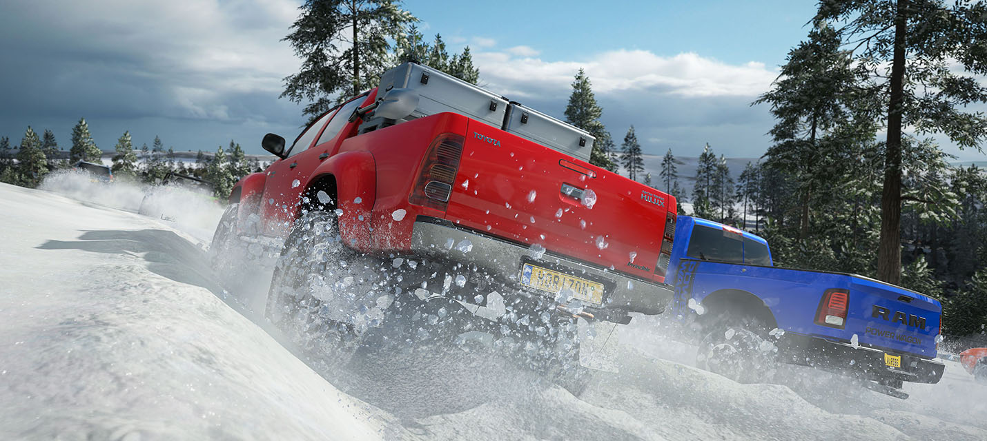 Изображение к Мастерская, магазин и зимняя Великобритания в новом геймплее Forza Horizon 4