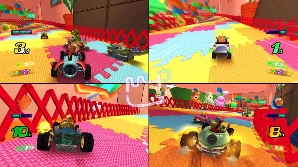 Новости - Nickelodeon Kart Racers, рейсинг с героями Nickelodeon, выйдет на PS4, Xbox One и Switch в Октябре - screenshot 1