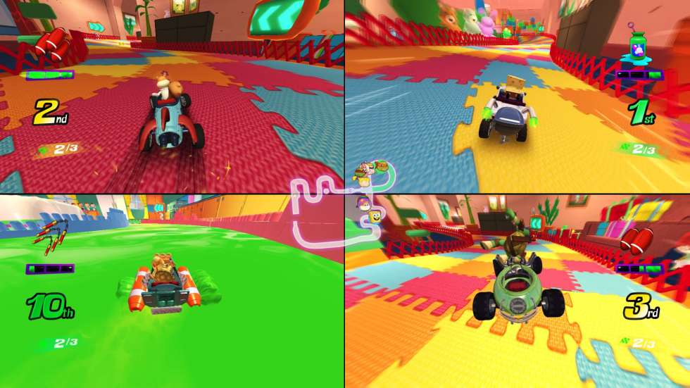 Новости - Nickelodeon Kart Racers, рейсинг с героями Nickelodeon, выйдет на PS4, Xbox One и Switch в Октябре - screenshot 2