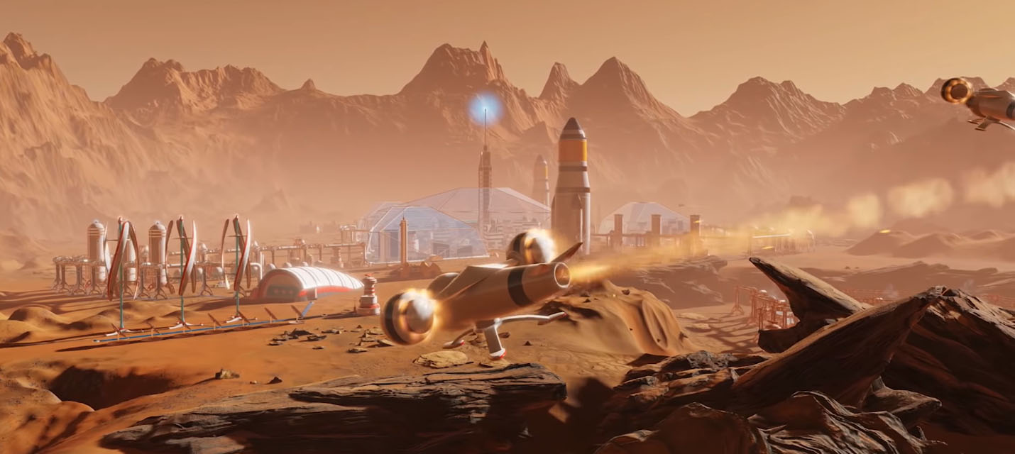 Изображение к Surviving Mars получит соревновательное дополнение, но только против AI