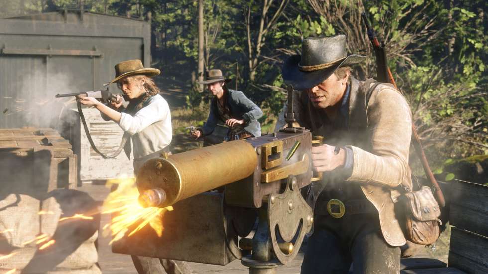 Red Dead Redemption 2 - Артут Морган и Банда Ван Дер Линде на новых скриншотах Red Dead Redemption 2 - screenshot 18