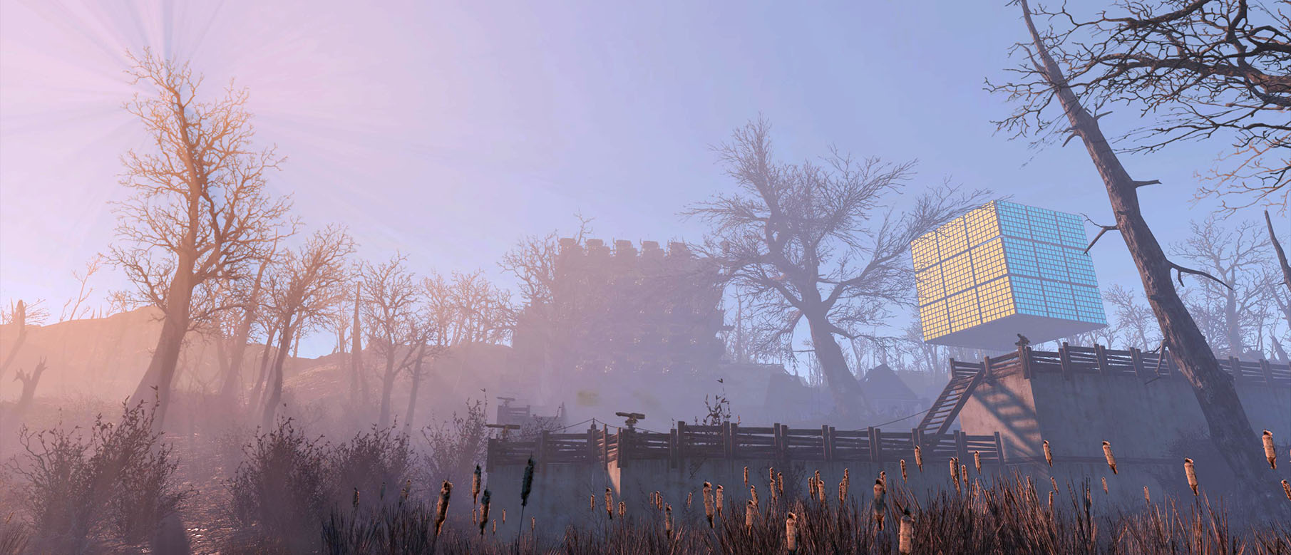 Гигантский работающий Кубик Рубика в Fallout 4