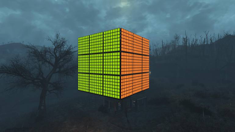 Fallout 4 - Гигантский работающий Кубик Рубика в Fallout 4 - screenshot 4