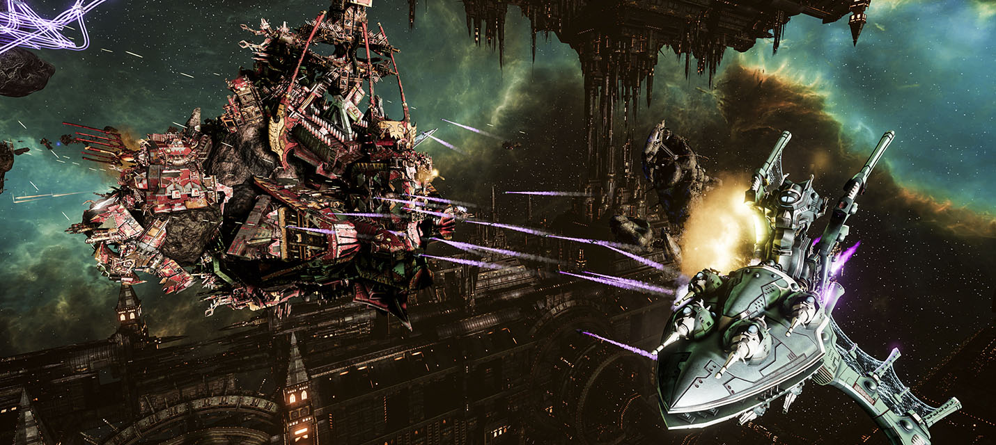 Изображение к Разработчики представили трейлер сюжетной кампании Battlefleet Gothic: Armada 2