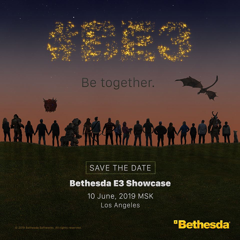Bethesda приедет на E3 2019