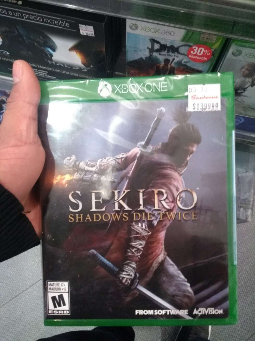 Xbox One версию Sekiro: Shadows Die Twice просто так нашли у ритейлера